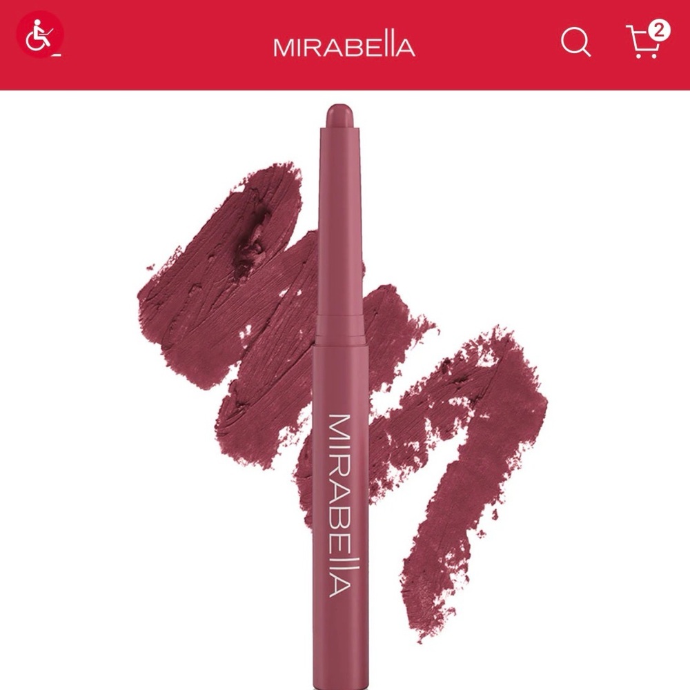 Mirabella Velvet Lip Crayon Forever | Matte Lipstick Crayon | New in Box
